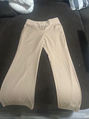 The Limited Cream Wide-Leg Dress Pants